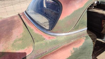 1953-1954 Chevy Bel Air 150 Sedan Rear Chrome Trim Below Back Glass Oem