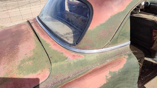 1953-1954 Chevy Bel Air 150 Sedan Rear Chrome Trim Below Back Glass Oem — photo 1
