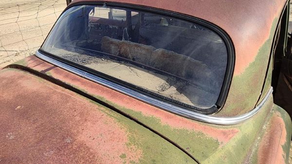 1953-1954 Chevy Bel Air 150 Sedan Rear Chrome Trim Below Back Glass Oem — photo 3