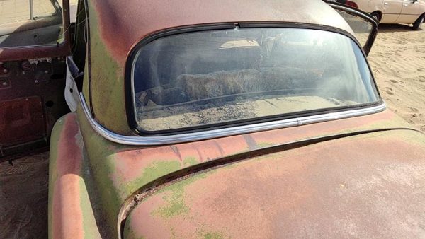1953-1954 Chevy Bel Air 150 Sedan Rear Chrome Trim Below Back Glass Oem — photo 5