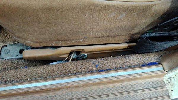 1979-1985 Mercedes 300Td Driver Left Side Seat Trim Panel Oem Brown — photo 2