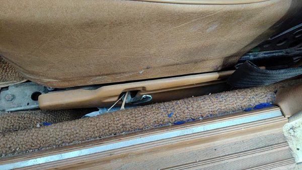 1979-1985 Mercedes 300Td Driver Left Side Seat Trim Panel Oem Brown — photo 3