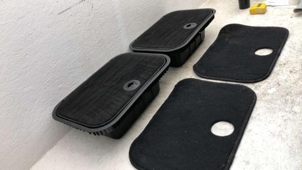 2016 Dodge Journey Rear Under Floor Storage Bin Pair Oem 2Nd Row — photo 3
