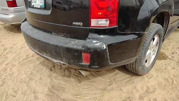 2007-2009 Suzuki Grand Vitara Xl-7 Rear Bumper Cover Assembly Oem Back Black — photo 2