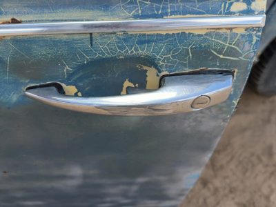 1968-1979 Vw Super Beetle Driver Left Front Outside Door Handle Oem
