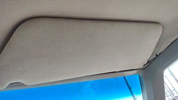 1983-1987 Mercury Grand Marquis Passenger Right Sun Visor Oem Gray — photo 3