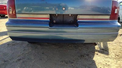 1988-1991 Olds Cutlass Cierra Rear Bumper Cover Assembly Oem Back Blue 14087739