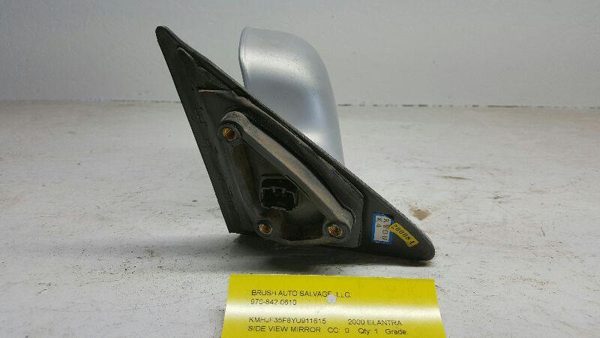 1999-2000 Hyundai Elantra Driver Left Side Mirror Door Mounted Oem Power — photo 3