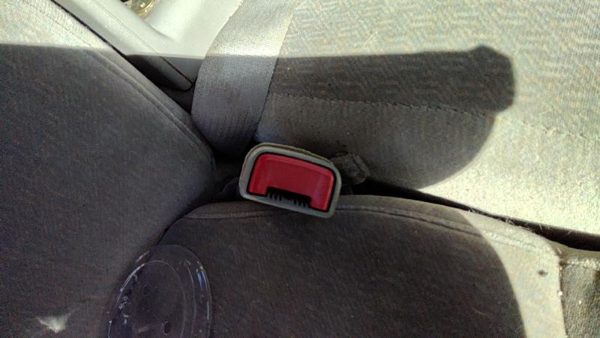 00 Lesabre Buick Lesabre Passenger Right Front Seat Belt Buckle Receiver Gray 17 — photo 3