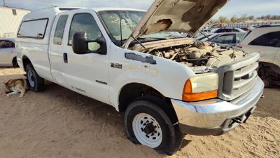 2000 Ford F250 Vehicle Unit Complt. Gray White 7.3L Powerstroke 6 Speed 4x4
