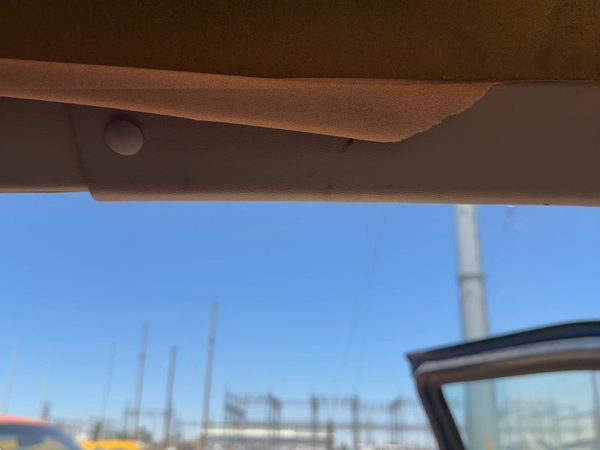 1994 Ford Explorer 2 Dr Driver Left A Pillar Trim Windshield Post Panel Oem Tan — photo 2