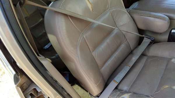 1998 Lincoln Navigator Passenger Right Front Seat Belt Retractor Shoulder Tan Kx — photo 5