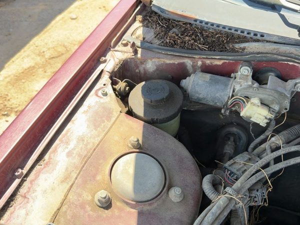 1986-1988 Nissan Maxima Power Steering Fluid Remote Reservoir Tank Oem 3.0L — photo 1