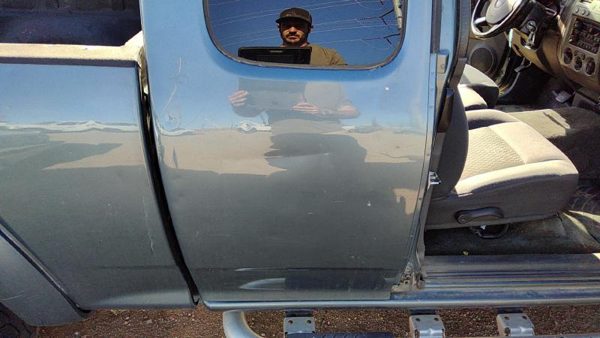 2006 GMC Canyon Rear Door RH Stealth Gray 46U — photo 3
