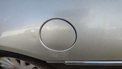2003-2011 Lincoln Town Car Fuel Tank Door With Hinge Gas Lid Oem Filler Silver