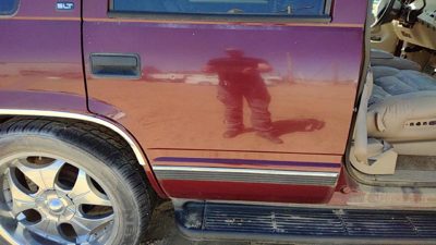 1999 GMC Yukon Rear Door RH Maroon