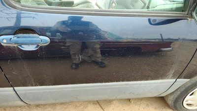 2001 Toyota Sienna Front Door RH Blue 8Q0
