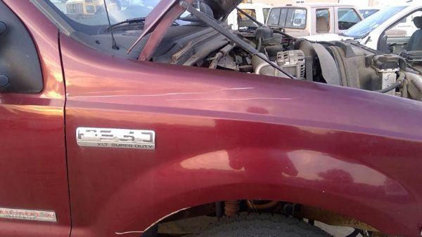 2006 Ford F350 Sd Pickup Fender RH Super Duty Dark Red Jm — photo 5