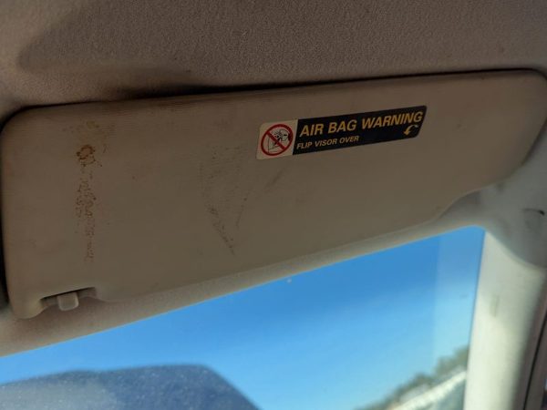 2000-2006 Vw Jetta Passenger Right Sun Visor Oem Without Illumination Black — photo 2