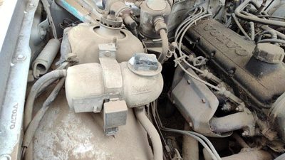83-92 Volvo 740 Coolant Reservoir Radiator Overflow Tank Bottle Oem