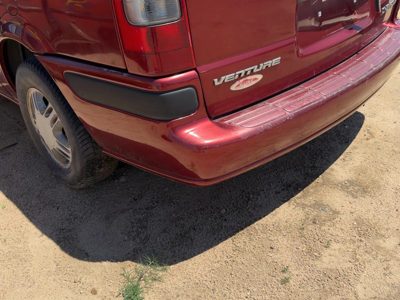 2002-2005 Chevy Venture Rear Bumper Cover Assembly Oem Back Redfire 72U 10447385