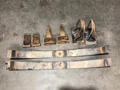1999 Ford F250 Leaf Spring Rear Super Duty Set Of Overload Springs With U-bolts