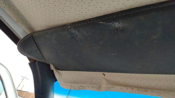 88-91 Chevy Silverado 1500 Driver Left Sun Visor Oem Blue — photo 3