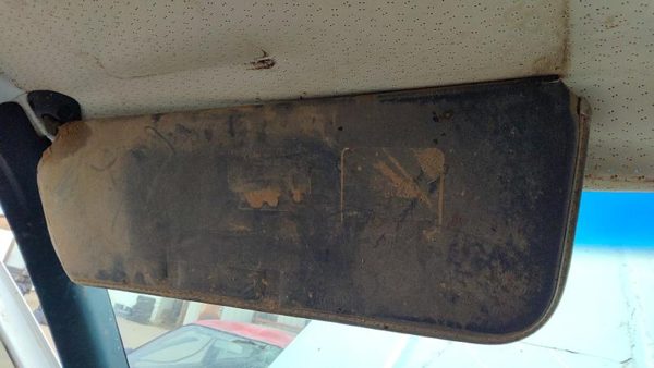 88-91 Chevy Silverado 1500 Driver Left Sun Visor Oem Blue — photo 4