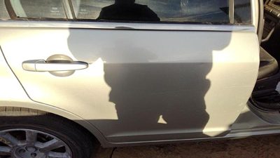 2007 Lincoln MKZ Rear Door RH Silver Jp