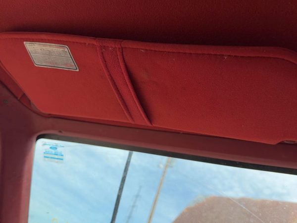 1987-1991 Ford F150 Driver Left Sun Visor Oem Red — photo 4
