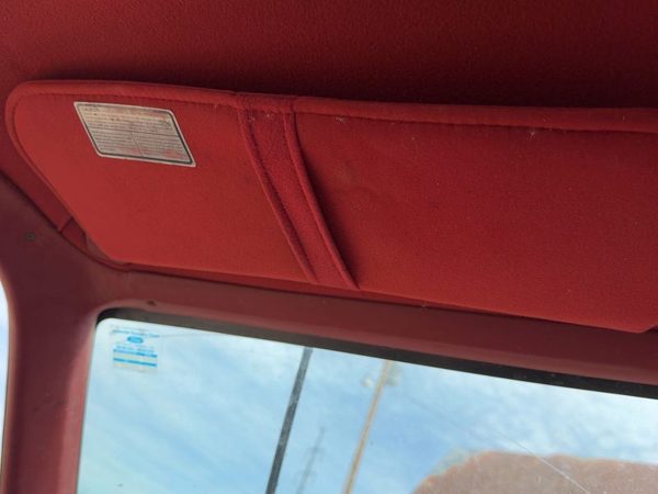 1987-1991 Ford F150 Driver Left Sun Visor Oem Red — photo 7