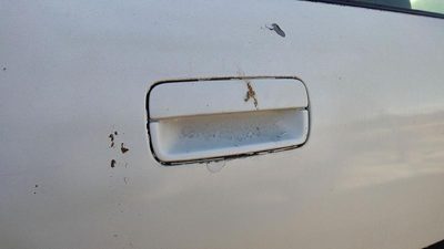 92-99 Pontiac Bonneville Passenger Right Rear Outside Door Handle Oem Back White