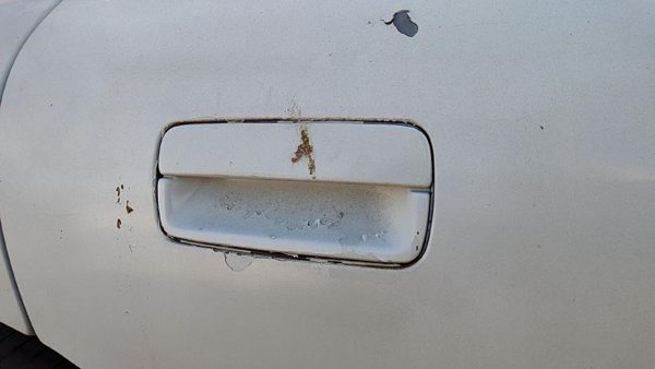 92-99 Pontiac Bonneville Passenger Right Rear Outside Door Handle Oem Back White — photo 2