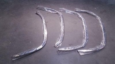 2001 Tahoe Fender Moulding LH RH Trim Flares Stainless Steel TFI-2131 Chevy Gmc