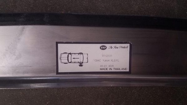 2001 Tahoe Fender Moulding LH RH Trim Flares Stainless Steel TFI-2131 Chevy Gmc — photo 9