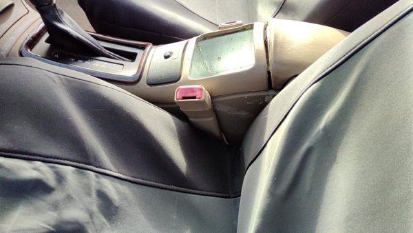 2000-2001 Buick Regal Driver Left Front Seat Belt Buckle Receiver Oem Taupe 523 — photo 3