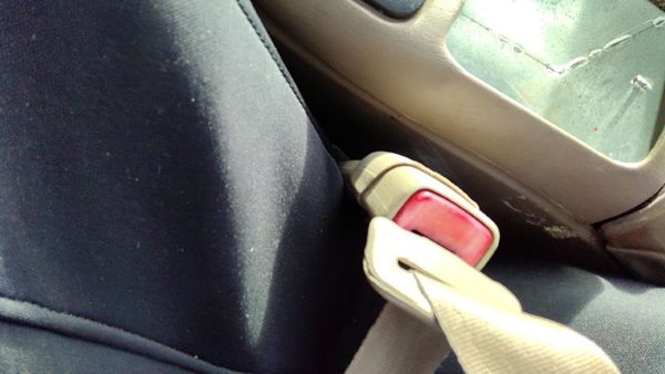 2000-2001 Buick Regal Driver Left Front Seat Belt Buckle Receiver Oem Taupe 523 — photo 6