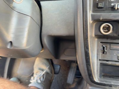 94-95 Nissan Pathfinder Lower Dash Under Column Knee Bolster Trim Panel Oem Gray