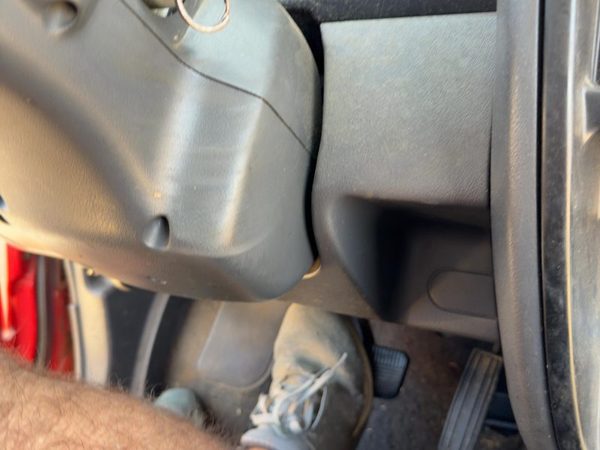 94-95 Nissan Pathfinder Lower Dash Under Column Knee Bolster Trim Panel Oem Gray — photo 3