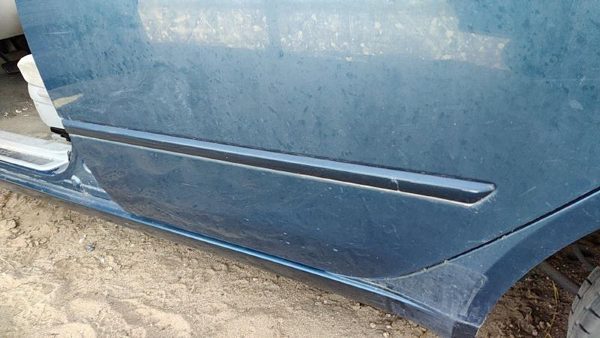 06-08 Hyundai Sonata Driver Left Rear Moulding From Door Back Trim Strip Blue — photo 1