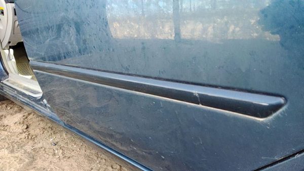 06-08 Hyundai Sonata Driver Left Rear Moulding From Door Back Trim Strip Blue — photo 2