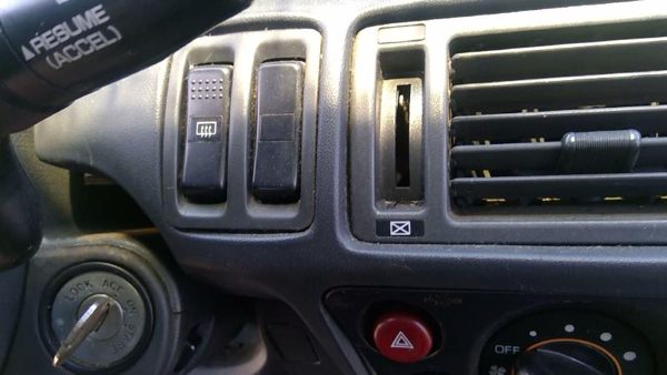 89-93 Mitsubishi Galant Vr-4 Rear Defrost Switch Oem Back Glass — photo 2