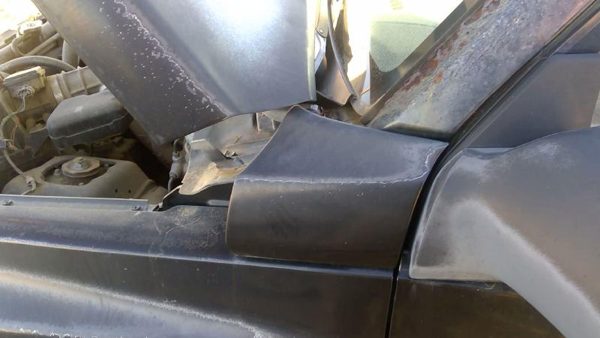 1996 Geo Tracker Driver Left Upper Moulding From Fender Oem Trim Strip Black — photo 7