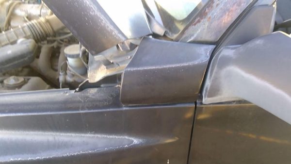 1996 Geo Tracker Driver Left Upper Moulding From Fender Oem Trim Strip Black — photo 1