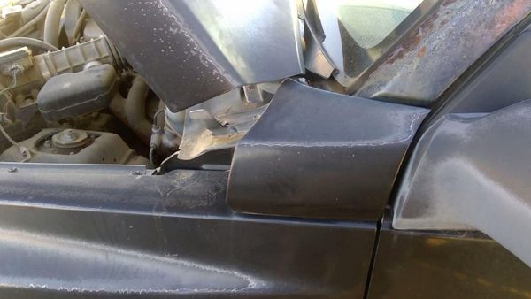 1996 Geo Tracker Driver Left Upper Moulding From Fender Oem Trim Strip Black — photo 5