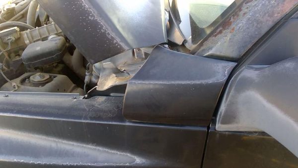 1996 Geo Tracker Driver Left Upper Moulding From Fender Oem Trim Strip Black — photo 6