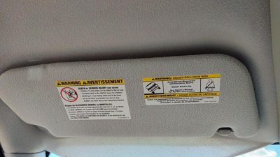 2001-2005 Ford Explorer Driver Left Sun Visor Oem Gray Tt 1L2z7804105gaa