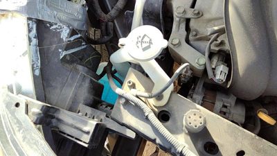 2012-2019 Nissan Versa Windshield Washer Fluid Reservoir With Pump Wiper Tank