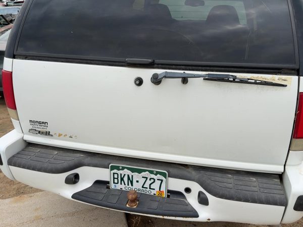 1998 Blazer S10/jimmy S15 Trunk/decklid/hatch/tailgate White 50U — photo 1