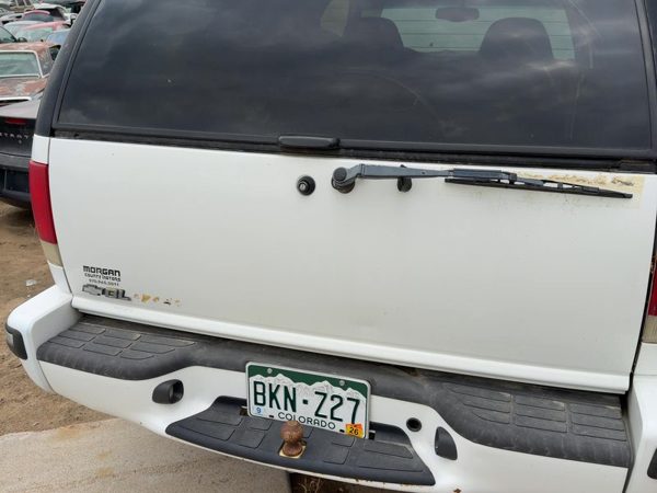 1998 Blazer S10/jimmy S15 Trunk/decklid/hatch/tailgate White 50U — photo 3